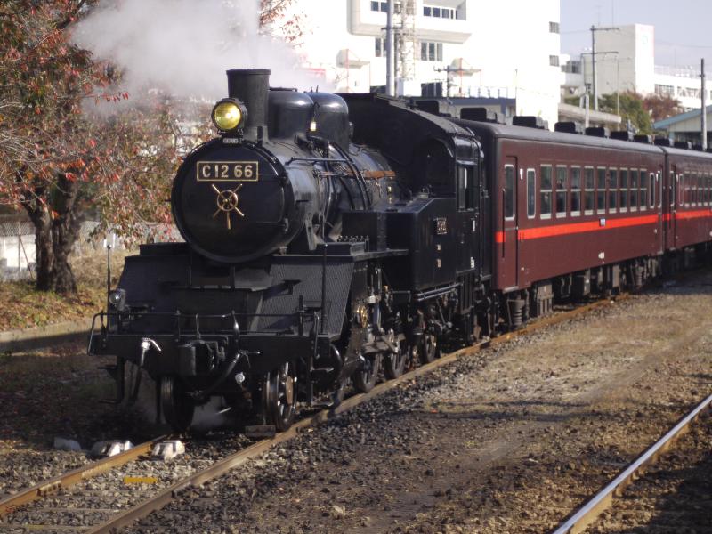 「真岡鐵道の蒸気機関車C12 66」 （G1 nFD 50mm F1.4）