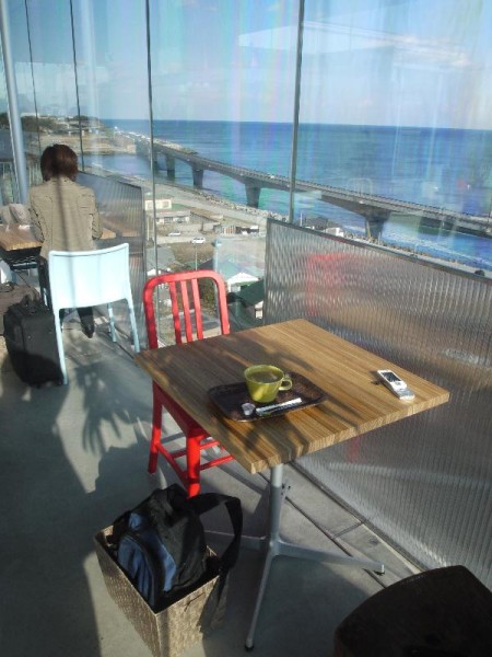 【茨城県日立市】　SEA･BIRDS･CAFE　店内からの眺め
