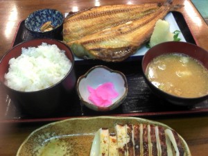 【茨城県ひたちなか市】　那珂湊　魚一　「ほっけ焼き定食」