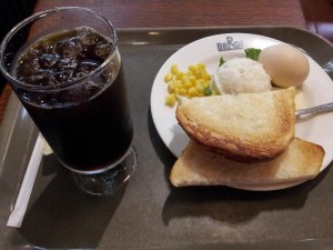 【新宿駅東口】　ベルク　「モーニングセット」