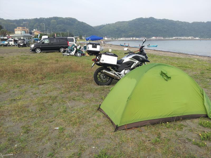 多田良キャンプ場の朝